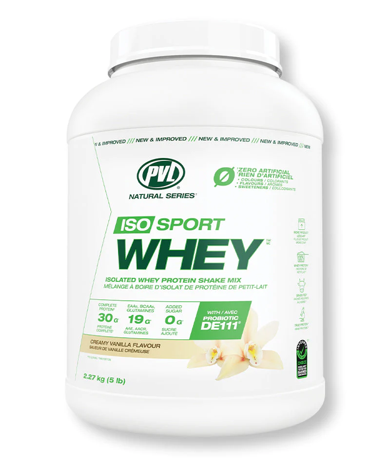 PVL Iso Sport Whey 2.27 kg./ 5 lbs (รับฟรี!! PVL Shaker 1.0L 1 ใบ)