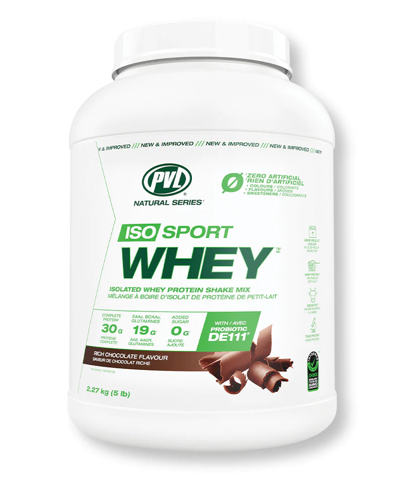 PVL Iso Sport Whey 2.27 kg./ 5 lbs (รับฟรี!! PVL Shaker 1.0L 1 ใบ)