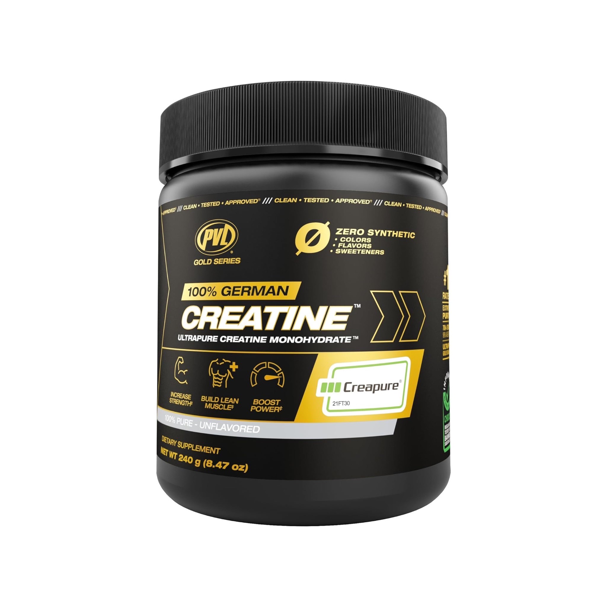 PVL Creapure Creatine Unflavoured 240 g.- 410 g.