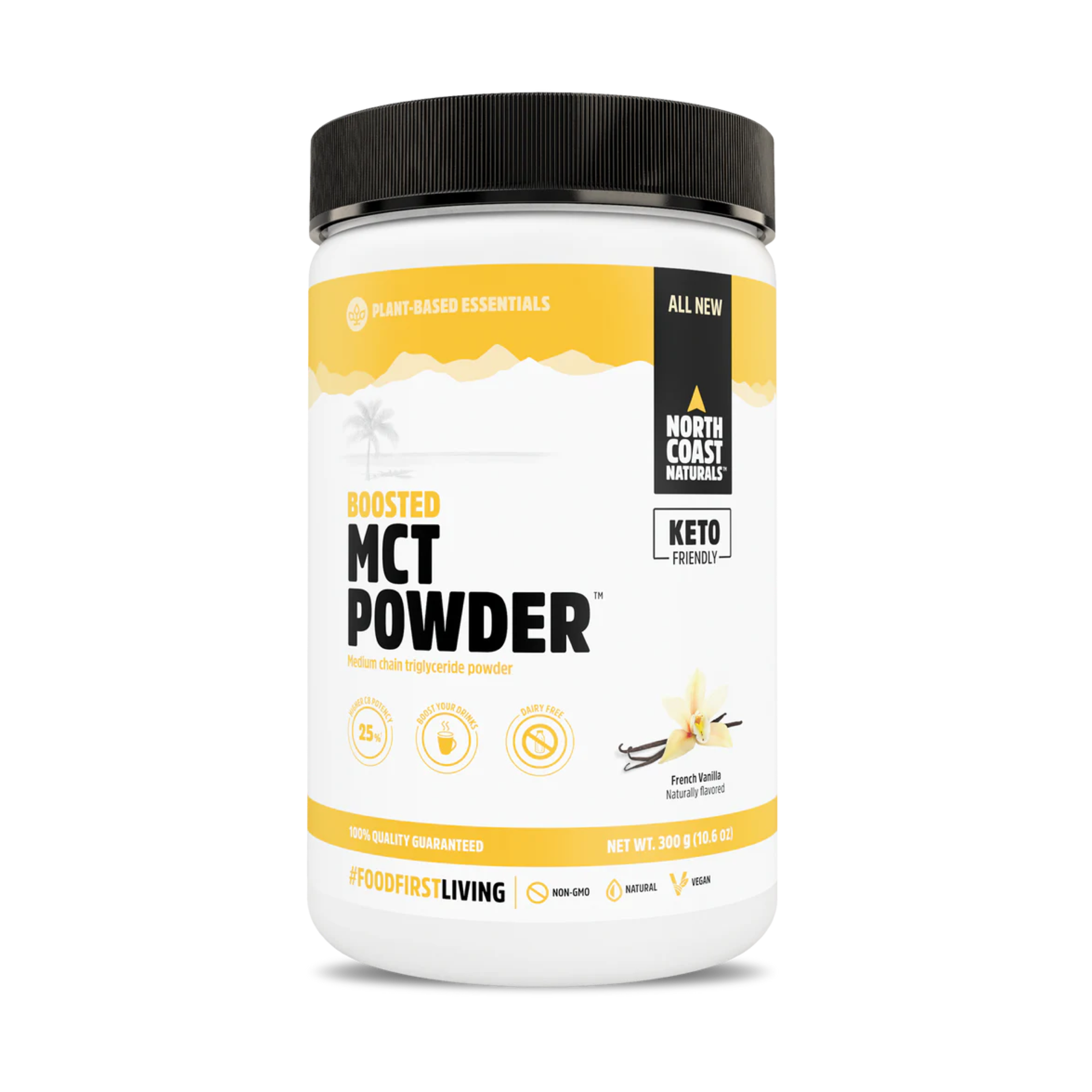 NORTH COAST NATURALS BOOSTED MCT POWDER 300 g - French Vanilla Flavor