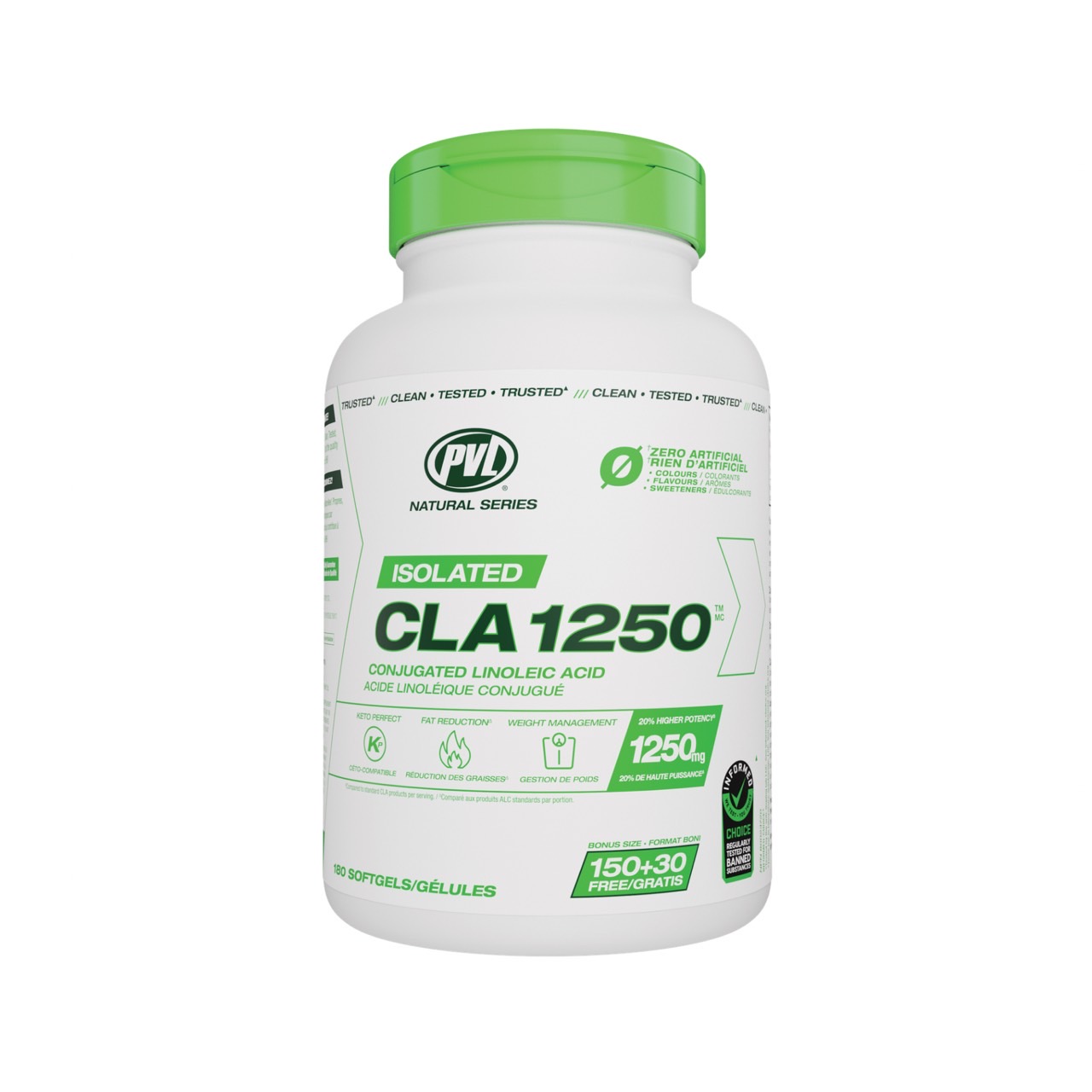PVL ISOLATED CLA1250 (180 Softgels)