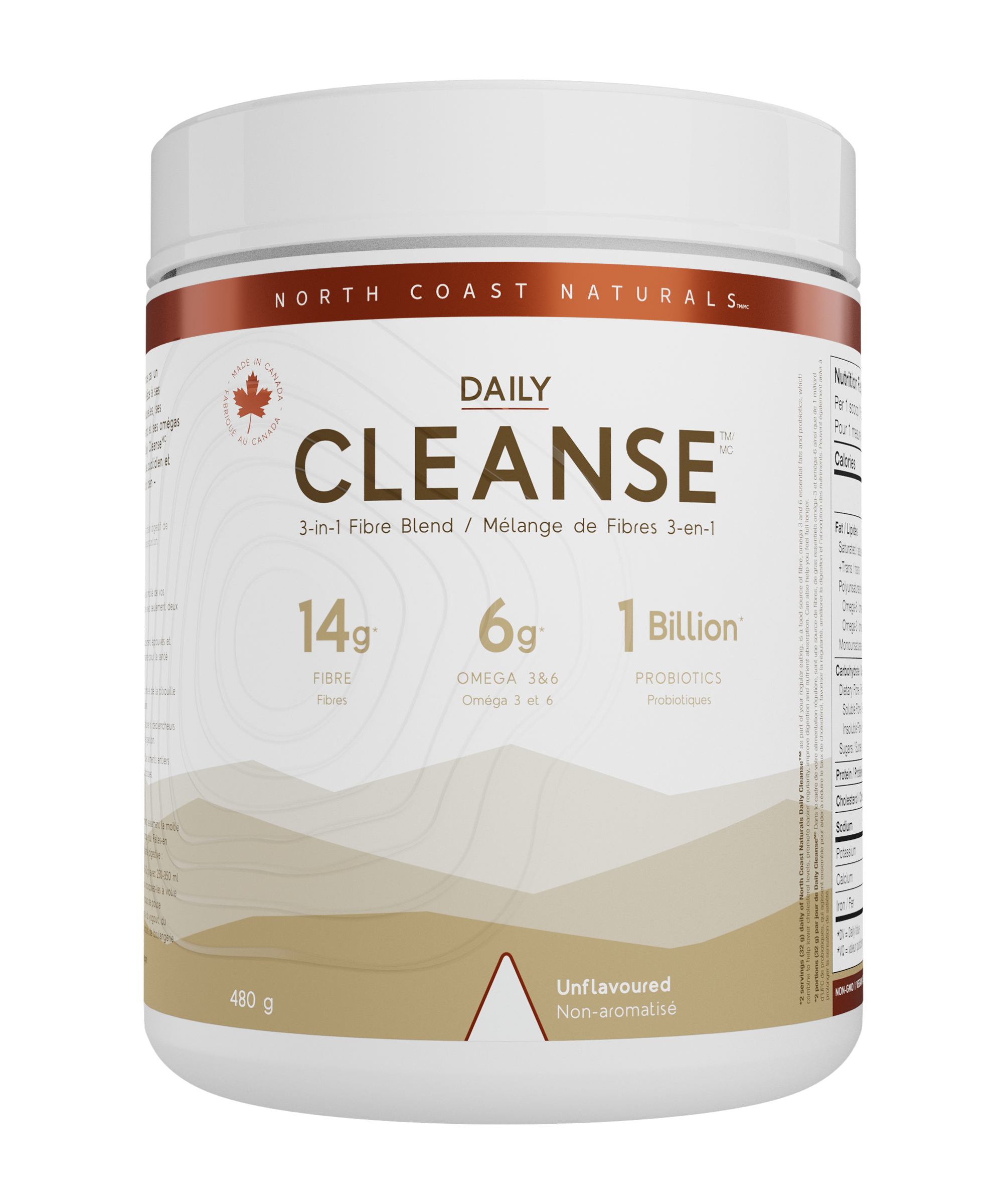 NORTH COAST NATURALS - Ultimate Daily Cleanse 480-1000g.
