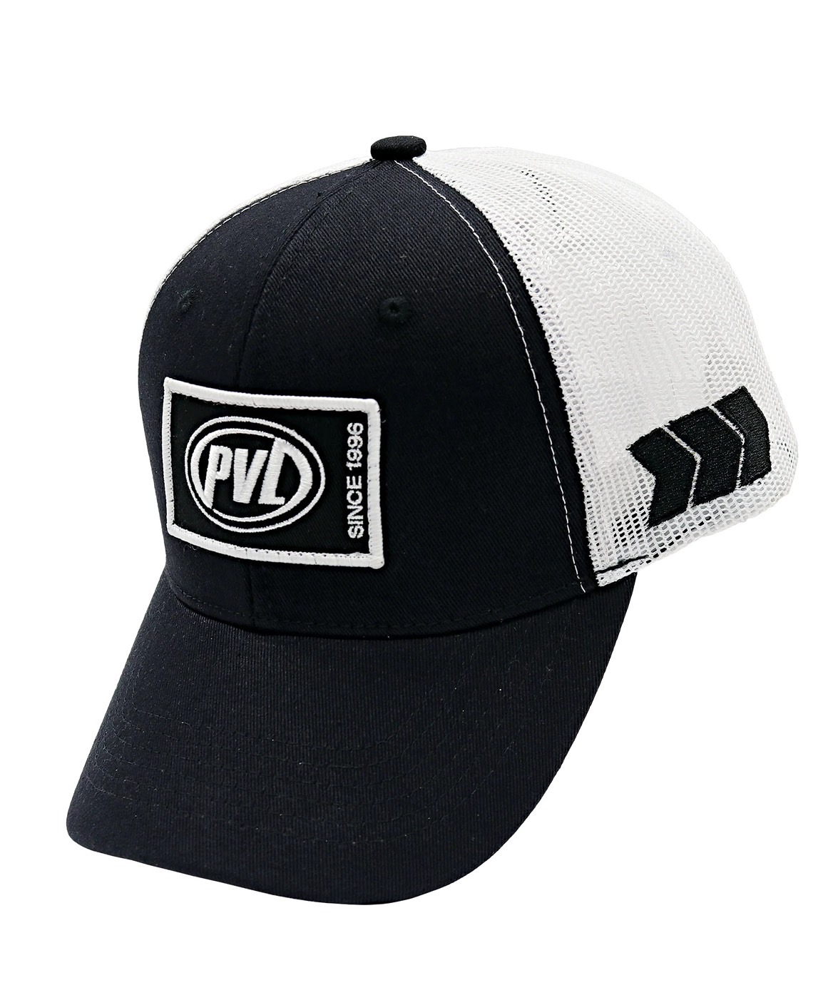 PVL Patched Trucker Cap - White/Black